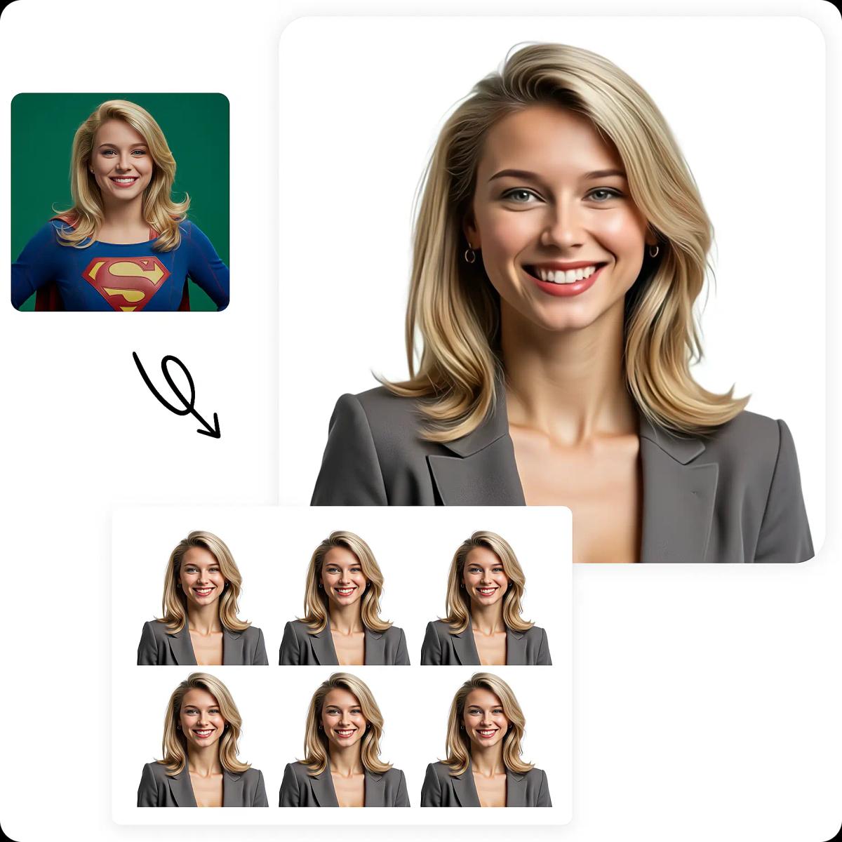 AI ID Photo Maker - Create ID & Passport Photos Online