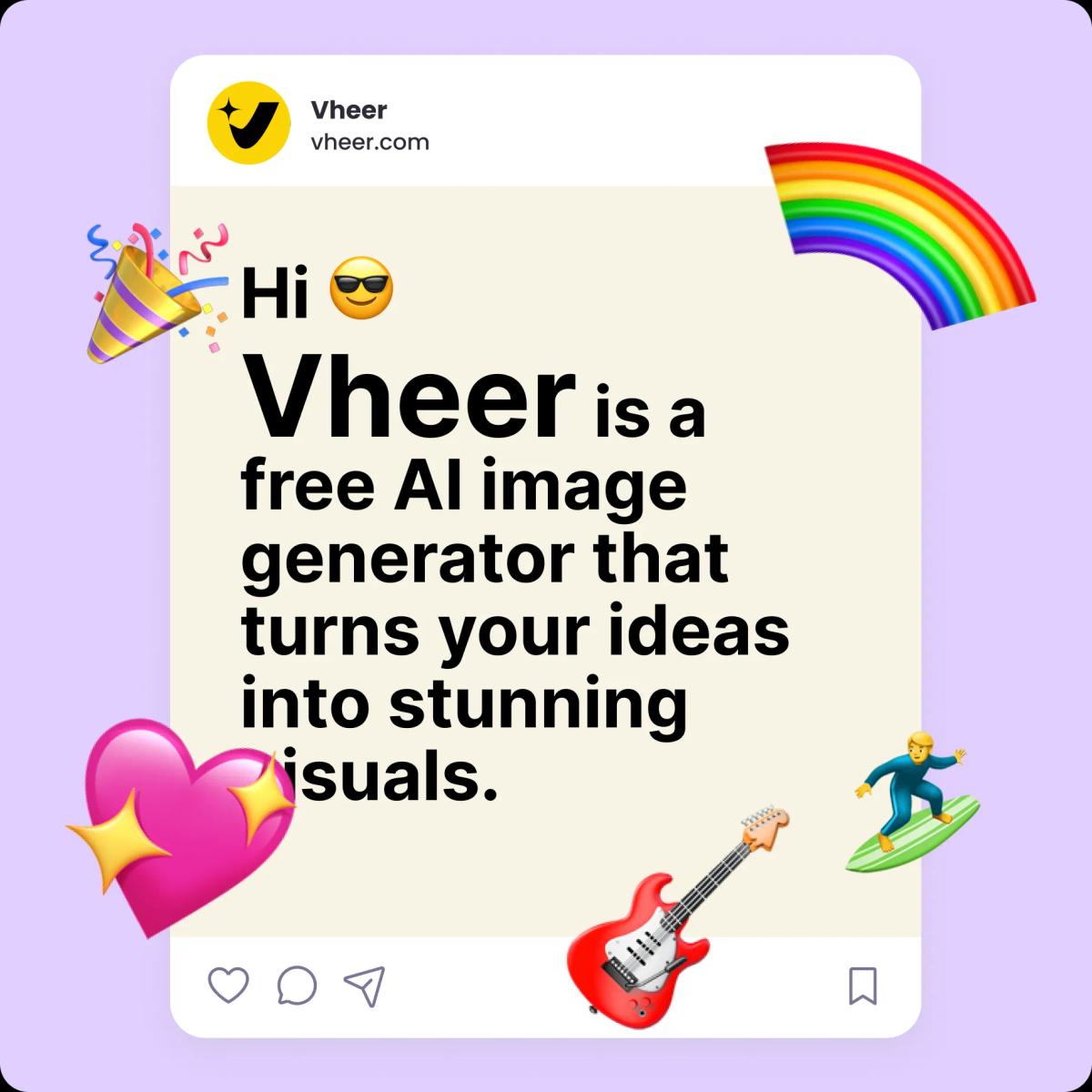 Vheer Emoji Copy Tool - Easy Emoji Collection & Sharing