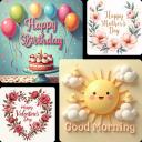 Create Cheerful Greeting Images Free