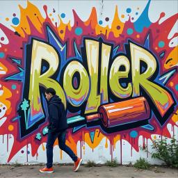 Roller graffiti