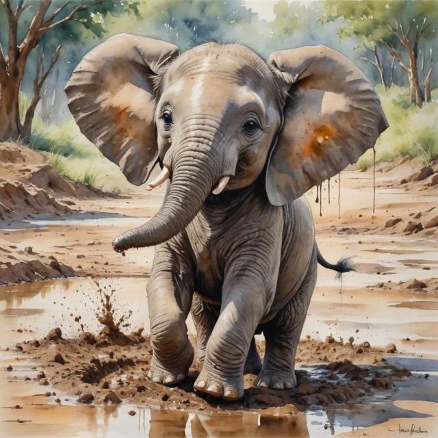 cute-watercolor-art template 1