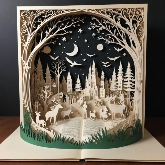 papercut-art template 3