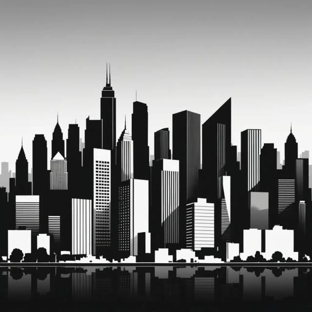 vector-black-white template 3